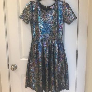 LuLaRoe Mermaid Amelia dress NWOT